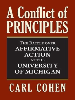 cover image of A Conflict of Principles